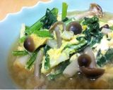 イカ☻小松菜の卵とじ作り方3写真