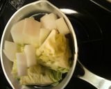 鷄とキャベツの味噌豆乳スープ作り方2写真