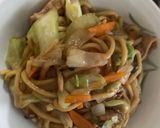 お一人様☆市販の焼きそばさっぱ料亭の味作り方2写真