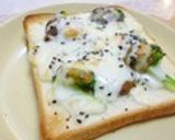 ブロッコリーのトースト　カレーチーズ風味作り方6写真
