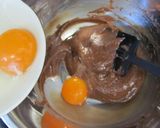ふわふわ♪チョコチーズスフレケーキ♪作り方3写真