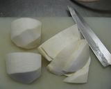 体温めレシピ、蕪と鱈の煮物(生姜風味)作り方1写真