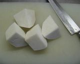 体温めレシピ、蕪と鱈の煮物(生姜風味)作り方2写真