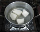 体温めレシピ、蕪と鱈の煮物(生姜風味)作り方3写真