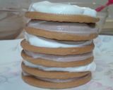 簡単ビスケットケーキ♪ブッシュドノエル風作り方4写真