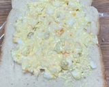 今日の朝ごはん！休日にたっぷりタマゴサンド作り方6写真
