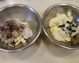 簡単　美味しいチ−ズ入りおにぎり作り方1写真
