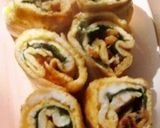 青ジソと桜エビのしょうゆ味つけ卵焼き作り方4写真
