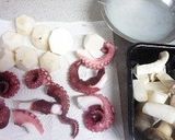 たこと里芋と豆のトマト煮作り方2写真