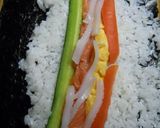 節分だ！肉入り恵方巻がぶり作り方2写真