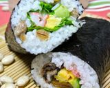福豆入り!?アボサラダ巻&穴子五目恵方巻作り方11写真