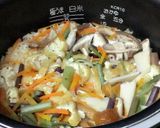 炊飯器で作る釜飯風山菜ごはん作り方4写真
