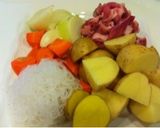 本格♡新ジャガ肉ジャガ作り方1写真