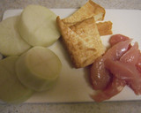 うれしいヘルシー！鶏ささみと大根の生姜煮作り方1写真
