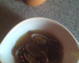 レンジで簡単！残った酒蒸しであさたまご◎作り方1写真