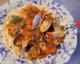 休日の朝、あっさりとあさりのパスタ！作り方4写真