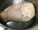 トマトジュースと鶏ささみとハムのおじや作り方1写真