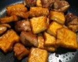 簡単♥鶏肉と厚揚げの焼き煮（弁当に☆）作り方4写真