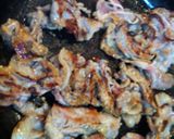 豚肩薄切り肉で味噌漬、ゴボウと人参添え作り方2写真