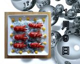 パチンコ★ＣＲ海物語「魚群」キャラ弁作り方7写真