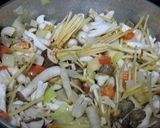 あさり缶ときのこでクラムチャウダー作り方2写真