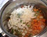 押し麦のほっこり生姜スープ作り方6写真