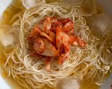 簡単冷麺風素麺作り方2写真