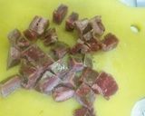 半額牛肉で作るやきにくちゃーはん作り方2写真
