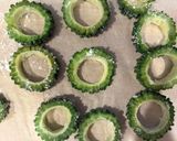 苦みが癖になる！ゴーヤの肉詰め作り方3写真