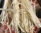 簡単　和風豚肉とレタスえのきのパスタ作り方10写真