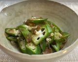 簡単オクラのおかか醤油和え♬作り方5写真