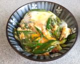 葱たっぷり白身さかなのフライ丼作り方8写真