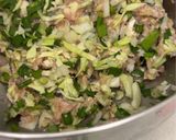 グルテンフリー⭐︎鶏ひき肉で米粉餃子🥟作り方1写真