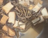 簡単常備菜♪ゼンマイと厚揚げの煮物。味しみしみ😋作り方3写真