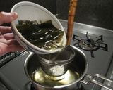 味噌汁で作る海苔1作り方4写真
