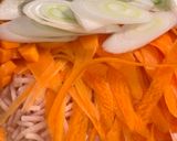 人参とネギのラーメンサラダ作り方2写真