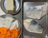 ◎冷凍さばのお手軽けんちん汁◎作り方1写真