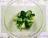 今夜の夕飯！ブロッコリー竹輪の和え物副菜作り方3写真