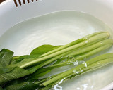 ちくわと小松菜のしょう油炒め作り方1写真