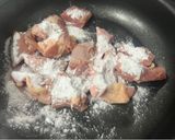 ワンパン！ヤンニョムチキン丼作り方2写真