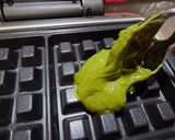 簡単美味！♬抹茶＆あんこの和風ワッフル♬作り方4写真
