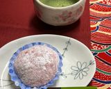 レンジで若桃と桜餡の大福♪作り方9写真
