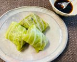 キャベツの包み蒸しすまし顔とともに🤣作り方14写真
