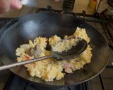 蟹味噌！蟹味噌！蟹味噌炒飯作り方4写真