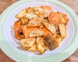 鮭と長芋の照りマヨ焼き作り方6写真