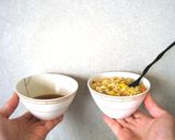 カップヌードルのスープで打ったうどんの麺作り方4写真