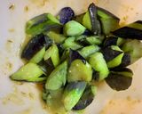 簡単夕食副菜・作り置き★揚げ秋茄子の辛子みそ和え作り方4写真