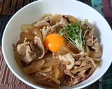 超簡単！ガッツリつゆだく豚丼！作り方4写真