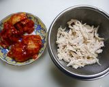 簡単！具たっぷり☆韓国冷麺ハーフ作り方5写真