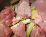 冬瓜と鶏肉の煮物作り方1写真